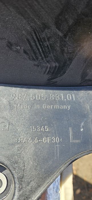 Porsche boxster 987 nadkole lewe lewy tył