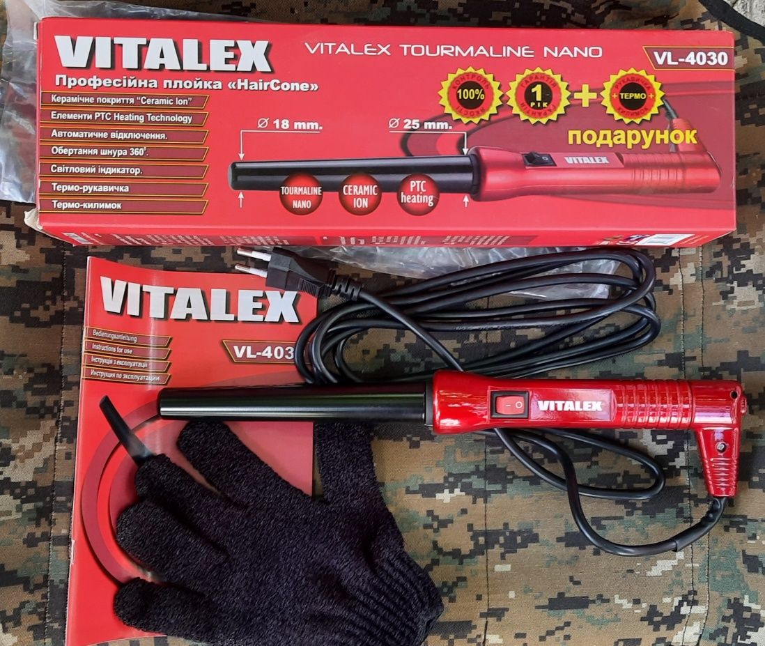 Конусная плойка Vitalex VL - 4030 профессиональная Николаев