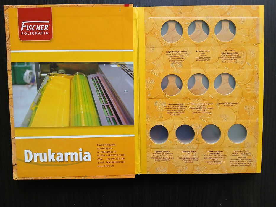 Album na monety 2 zł z lat 1995 do 2003