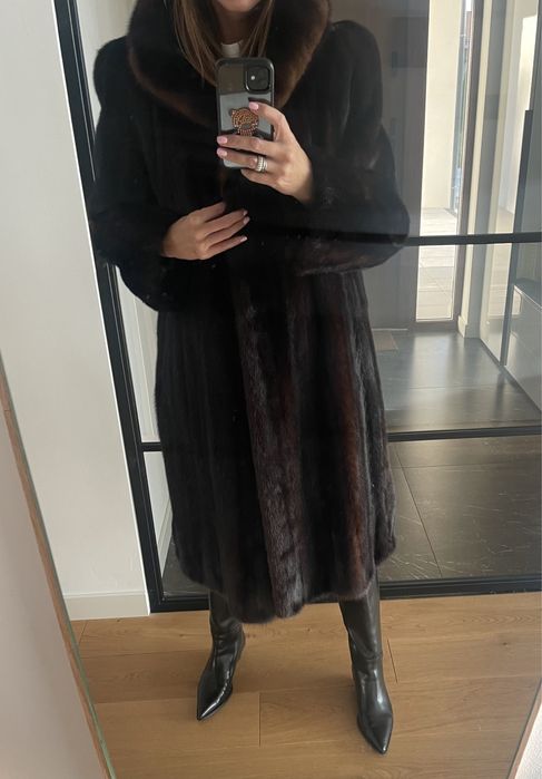 Czekoladowe futro z norek