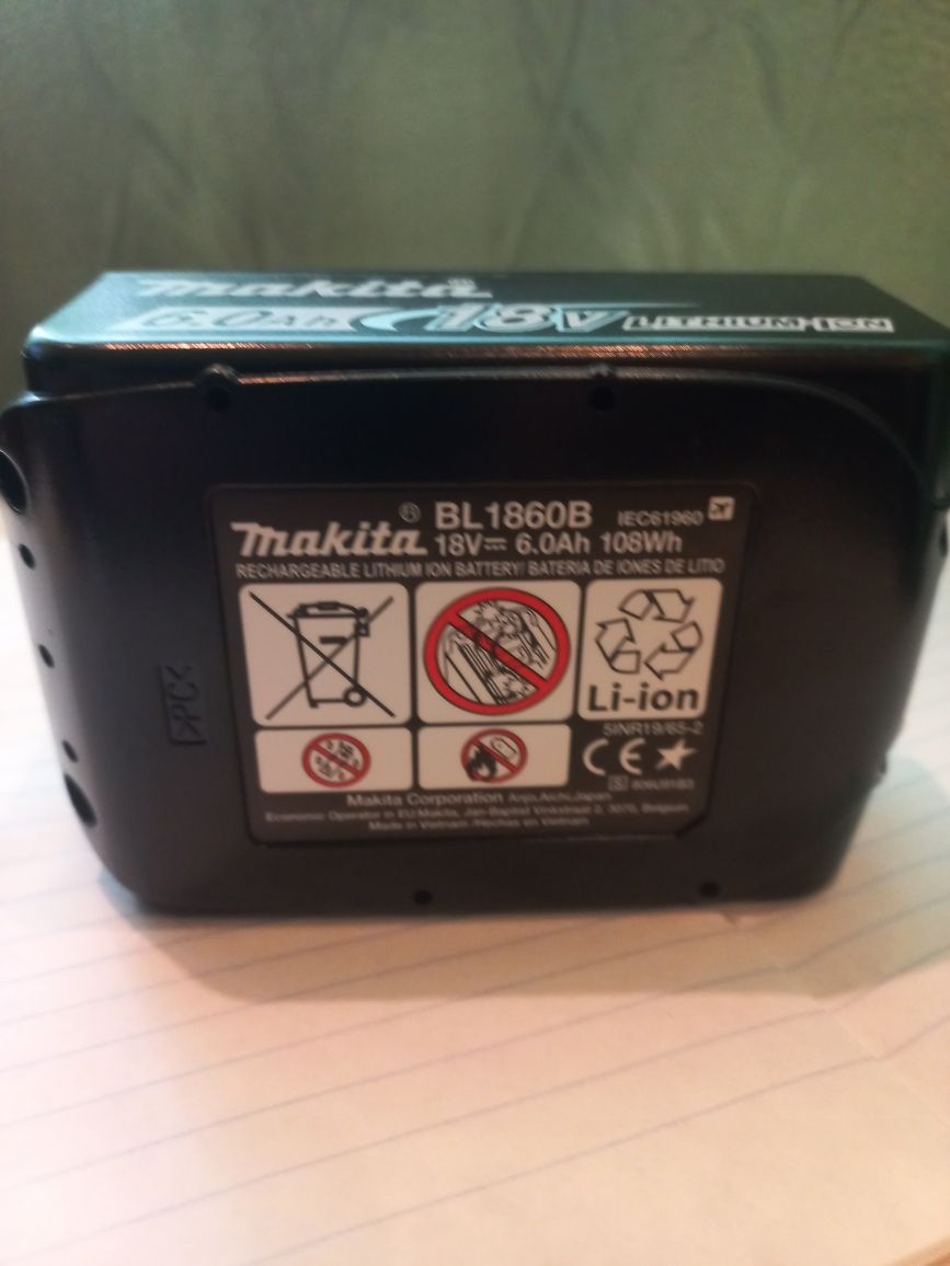 аккумулятор makita 6.0Ah