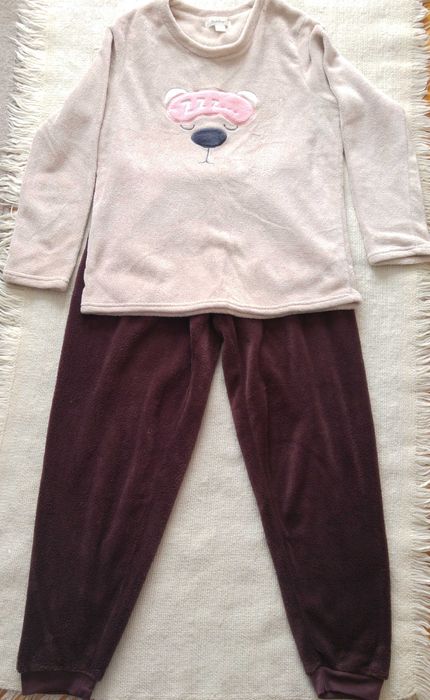 Piżama damska ciepła z "misia"