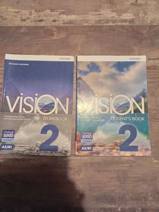 Książki Vision 2 Podręcznik + Ćwiczenia Język Angielski