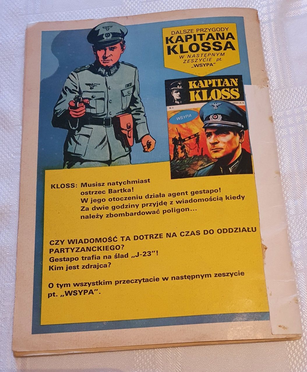 Komiks Kapitan Kloss cz.1 wyd.I rok 1971 UNIKAT !