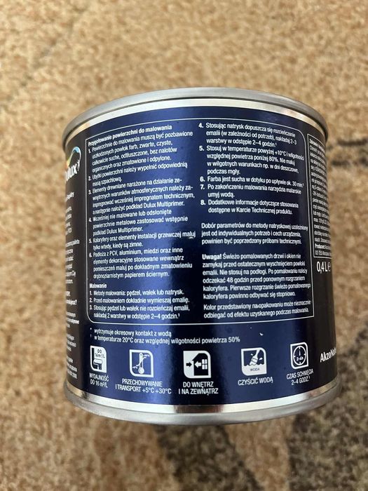 Dulux Rapidry uniwersalna farba do drewna, metalu i PCV pudrowy różowy