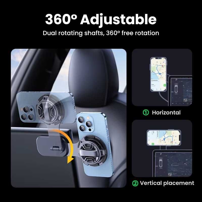 Автомобільний тримач для iPhone беспроводная зарядка MagSafe UGREEN