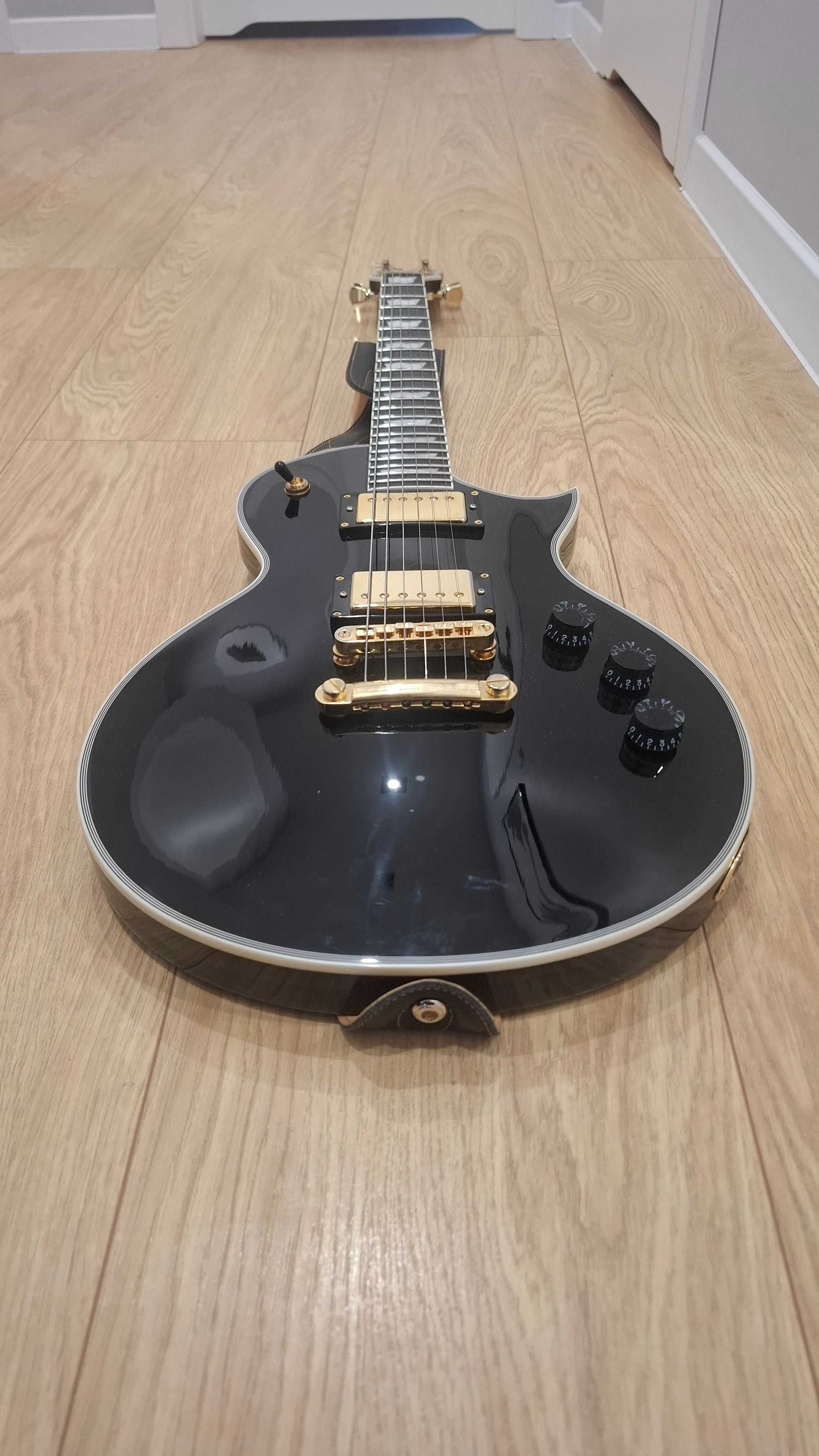 Gitara elektryczna LTD  ec 256 blk plus piec peavey