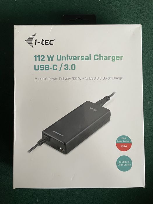 Zasilacz do laptopa i-tec 112W usb-c / 3.0