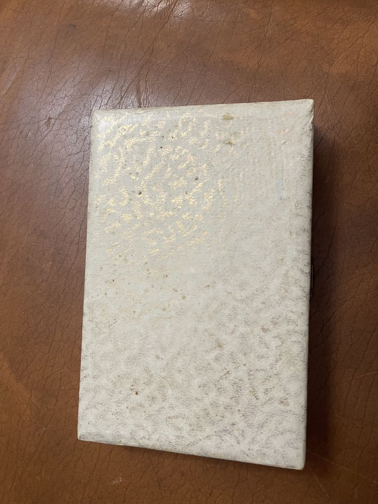 Conjunto de Estojo costura prata. Peso de 35 gramas.Anos 70