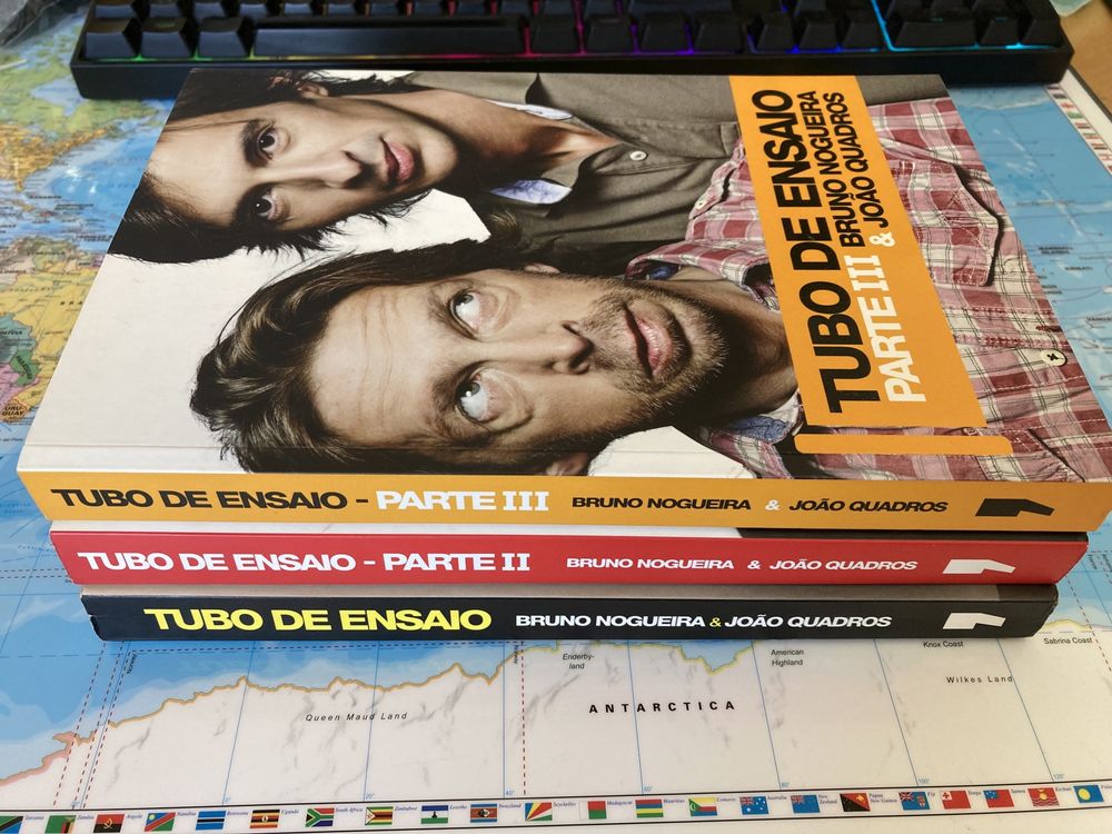 3 Livros Bruno Nogueira - Tubo de Ensaio