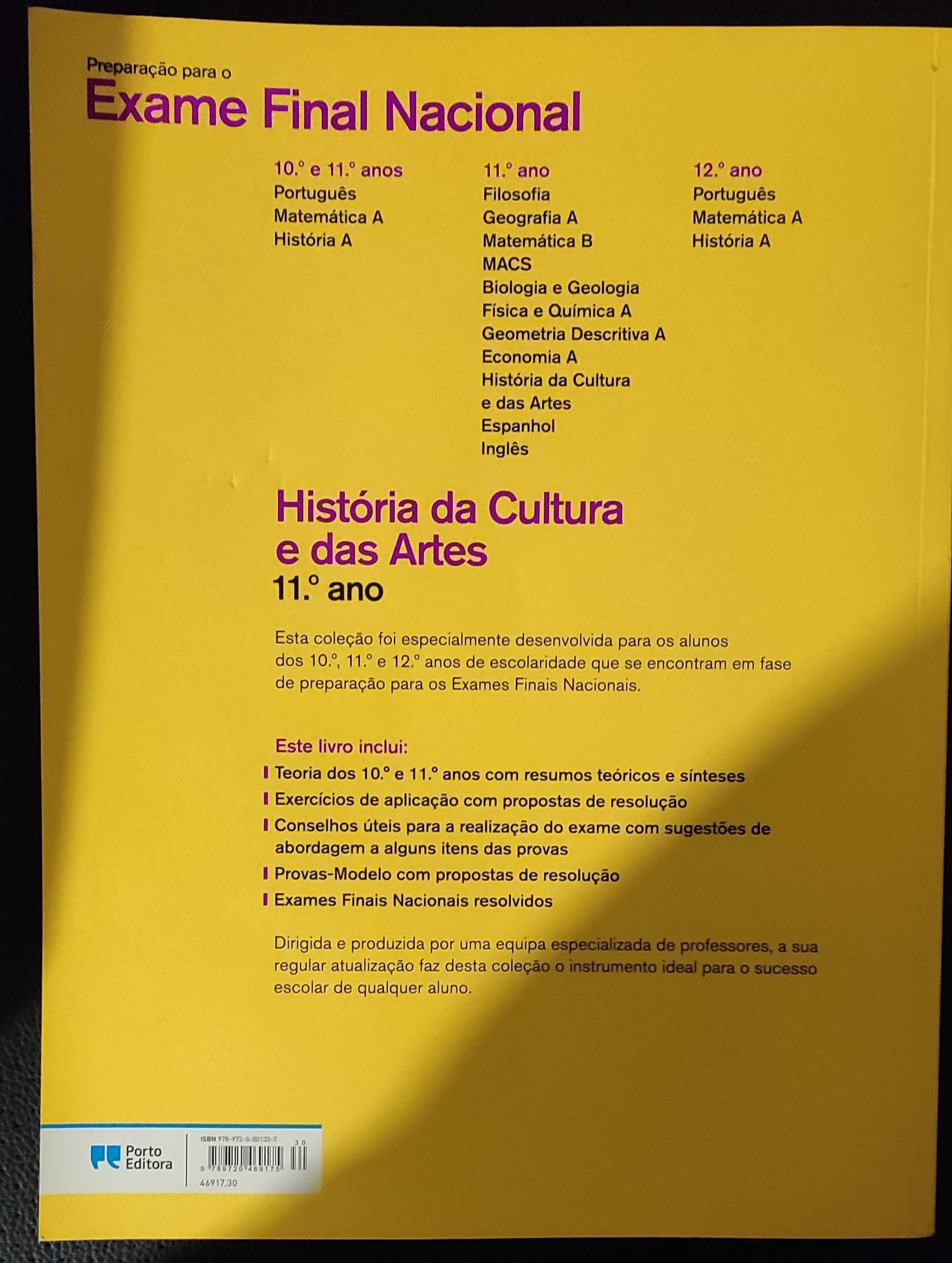Exame final nacional história da cultura e das artes 11°ano 2019