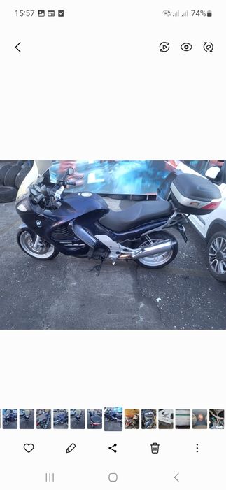Bmw K1200rs Felga fotel kierownica licznik błotnik zbiornik