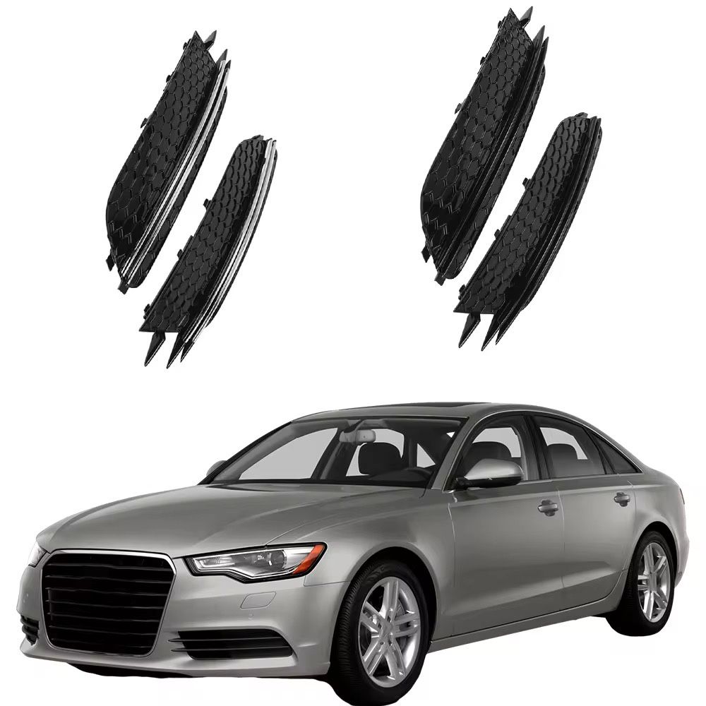 Решітки переднього бампера Audi A6 C7 2012-2015 4G0807681 Black