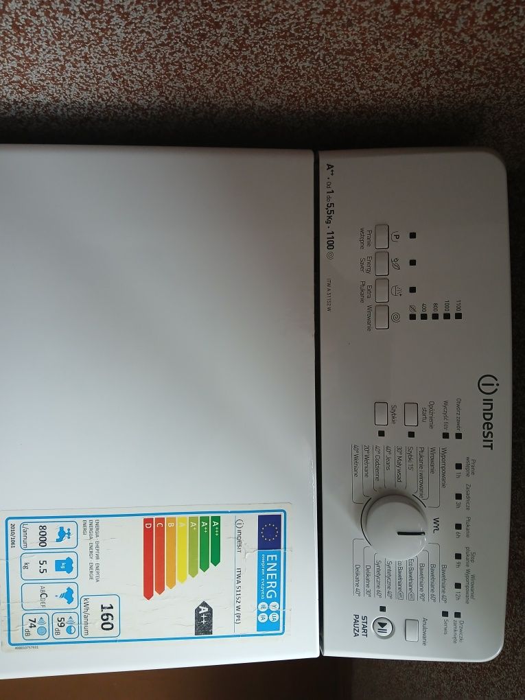 Pralka Indesit ITW A 51152 W