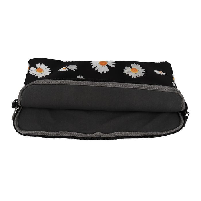 Wonder Sleeve Laptop 13-14 cali stokrotki czarne