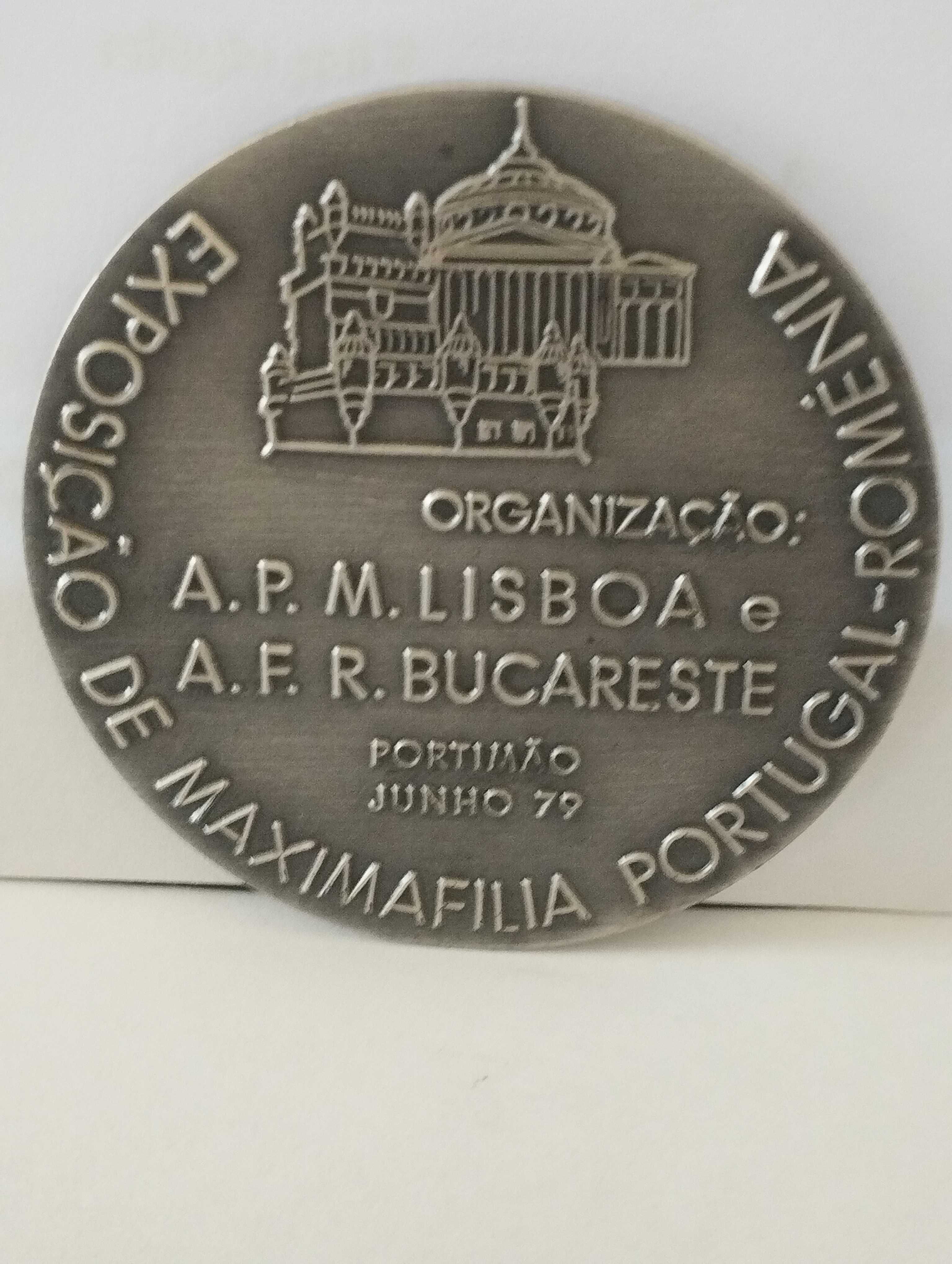 Medalha Exposição de Maximafilia 1979 / Com portes