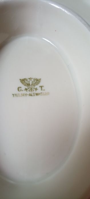 Чайна пара начало 70х. Соусник Altwasser, Васильківська кераміка