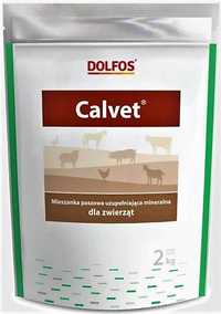 CALVET DOLFOS 2kg - aminokwasy witaminy wapń dla zwierząt 0210 X 5szt.