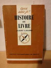 Albert Labarre "Histoire du Livre" - książeczka w języku francuskim