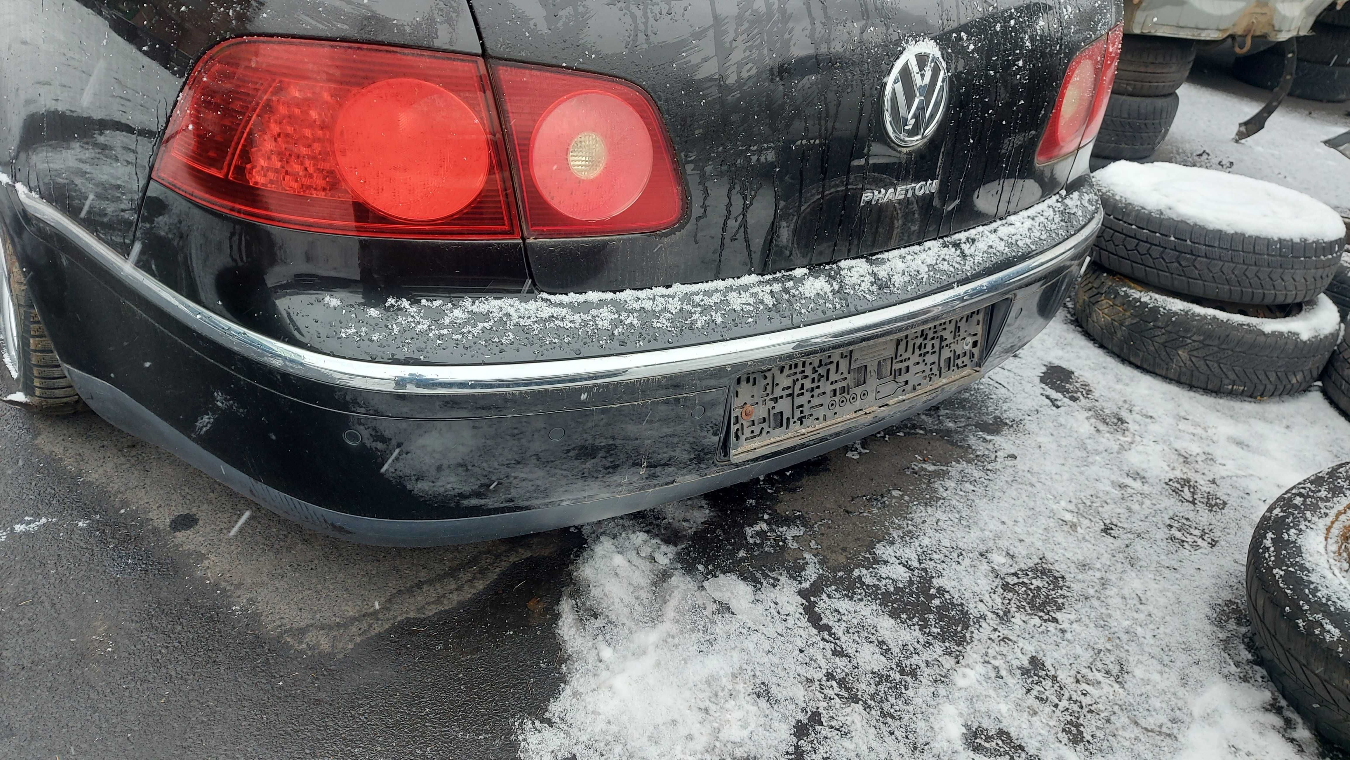 VW PHAETON Lift 2008' LR9V zderzak tylny sedan PDC dostawa