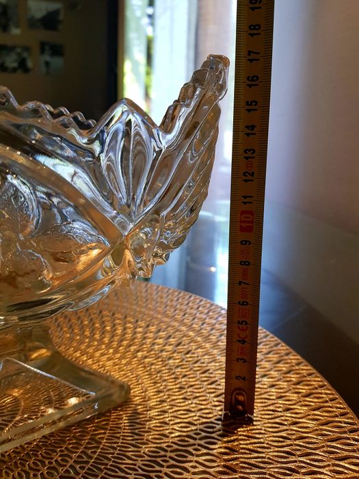 Żardiniera Ząbkowice,  róża, PRL, Vintage