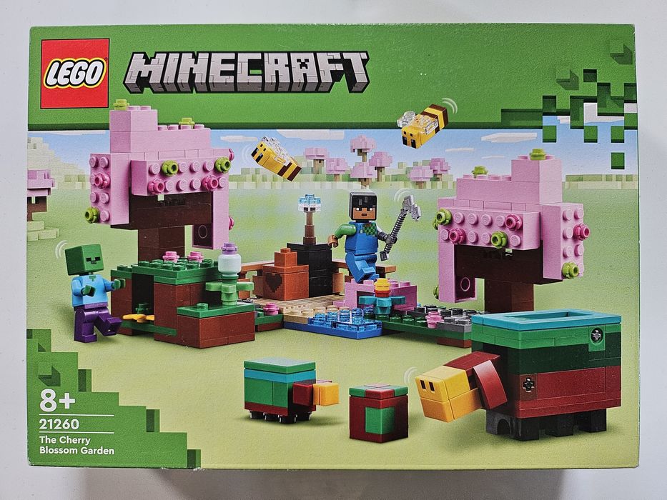 Zestaw LEGO Minecraft 21260 The Cherry Blossom Garden Wiśniowy ogród