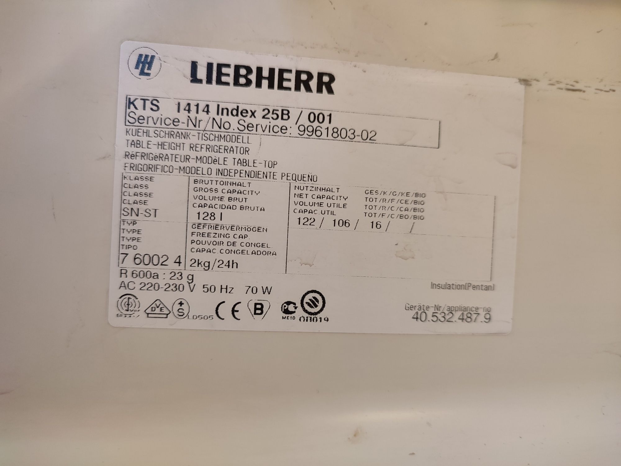 Холодильник Liebherr