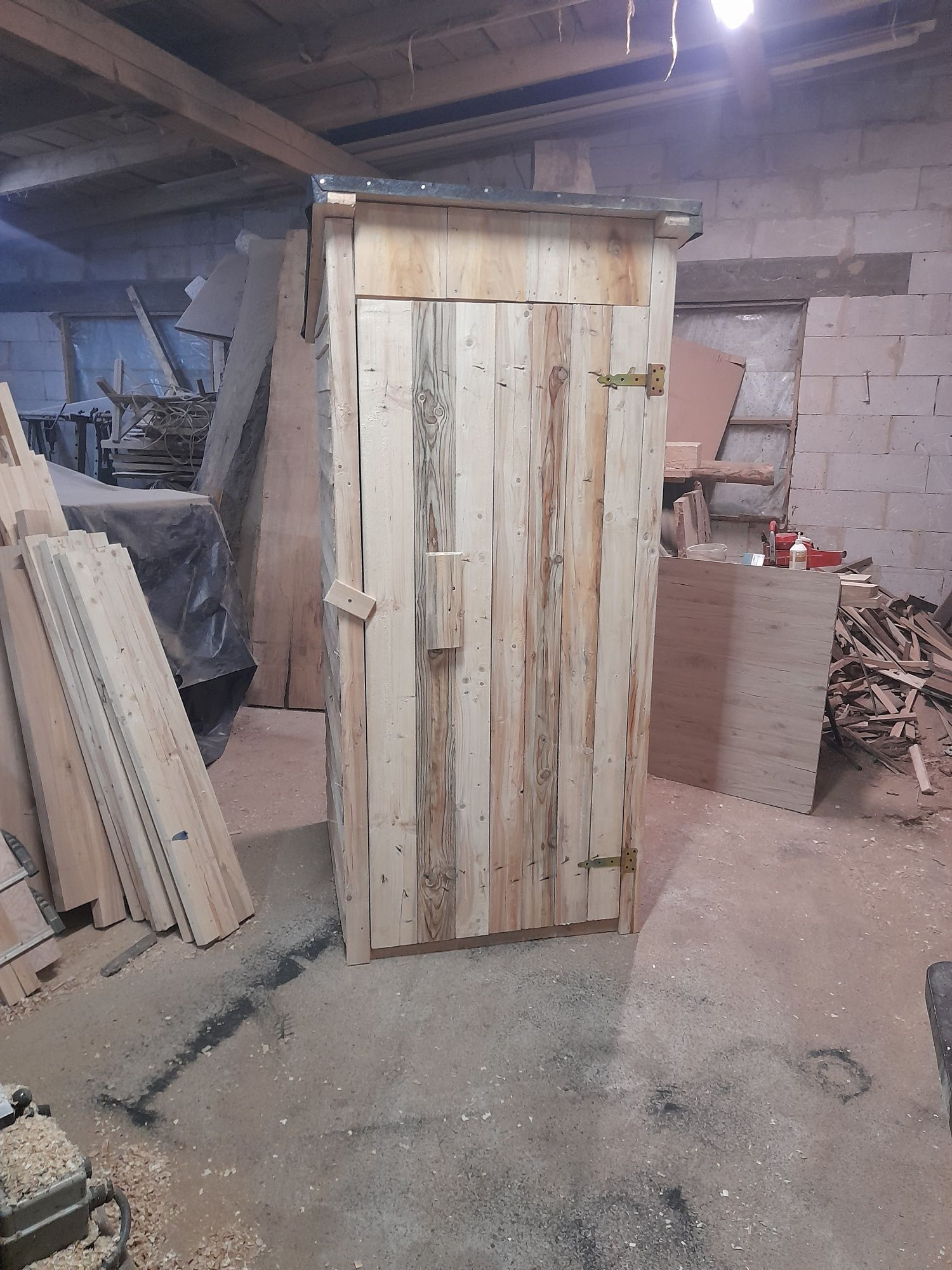 Wc drewniany toaleta