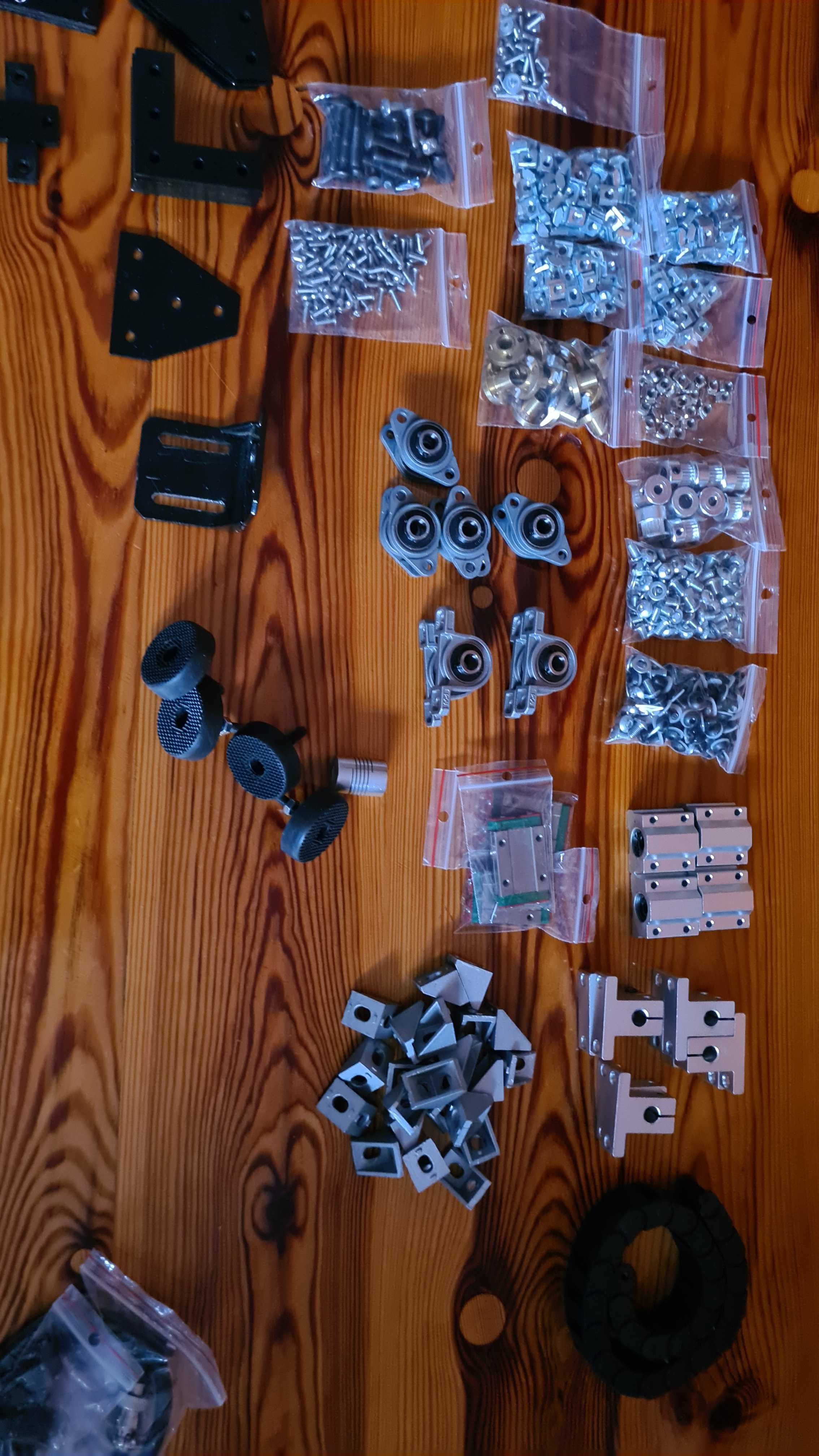 Wałek liniowy prowadnica fi 8mm 500mm z łożyskiem SCS8UU (CNC druk 3d)
