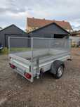 Przyczepa jednoosiowa dmc 600kg 2009rok, mocna 2.5m na 1.3m