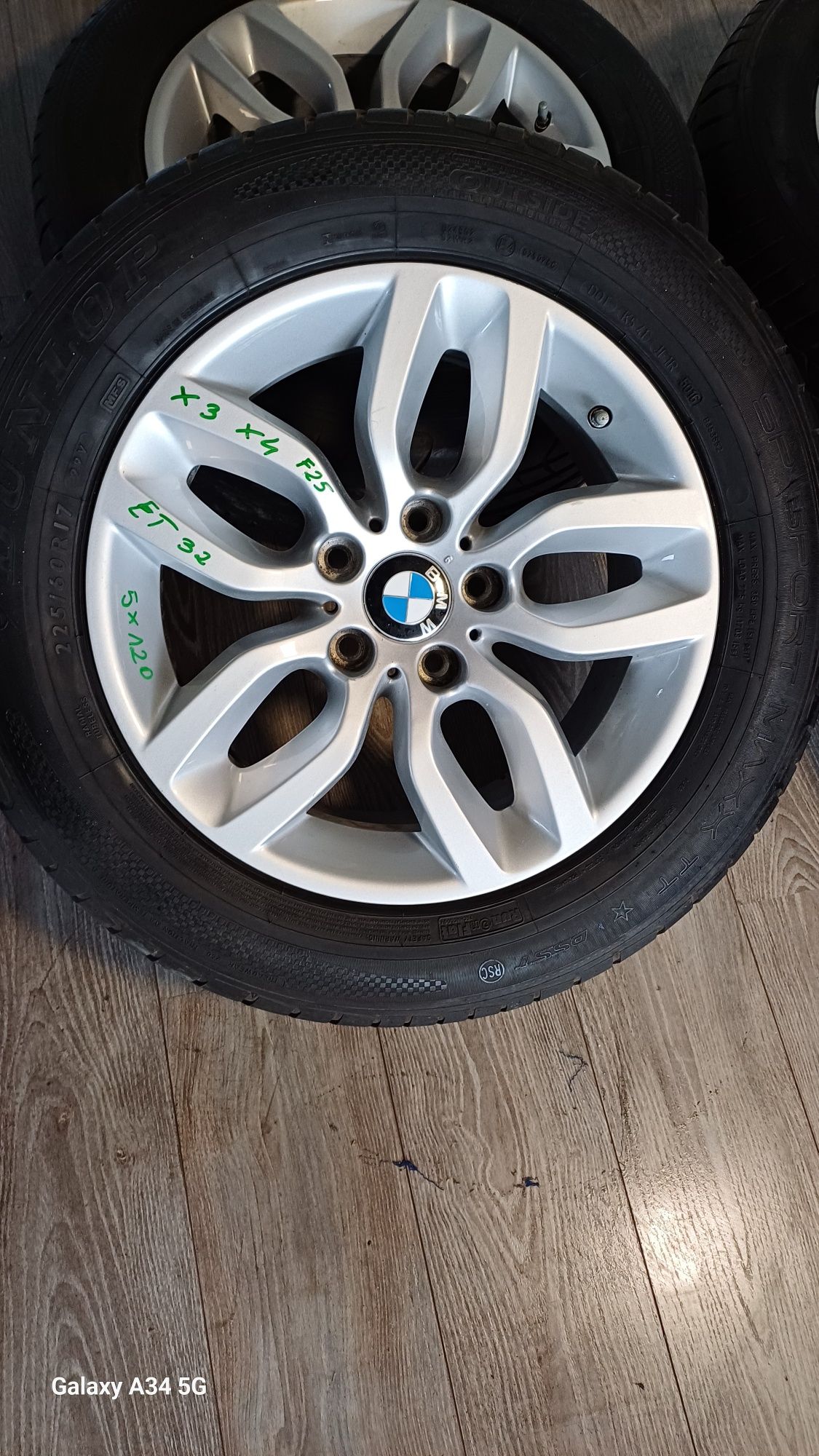 Koła felgi aluminiowe bmw x3 f25 x4 17cali