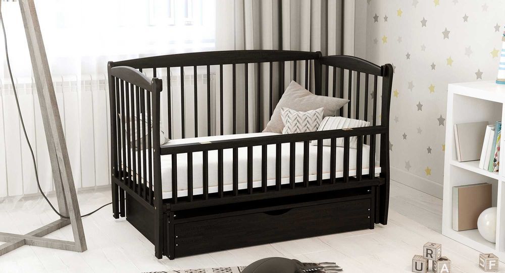 Ліжко для Немовлят ! Ліжечко Букове _ Кроватка для новонароджених.