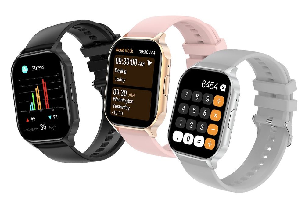 Стильные смарт часы 2024. AMOLED.