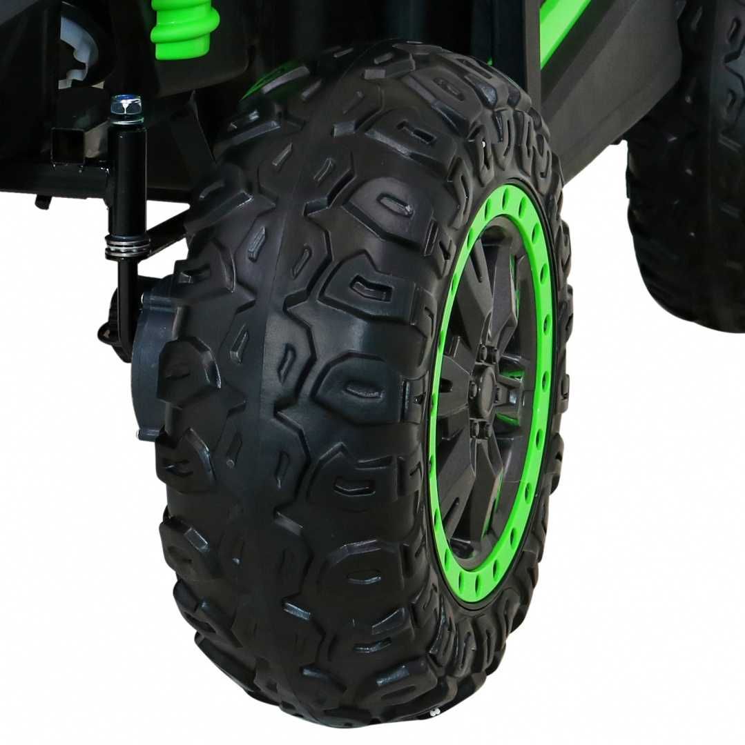 Duży Buggy ATV 24V/14Ah Racing Dwuosobowy 4x200W A032 Zielony