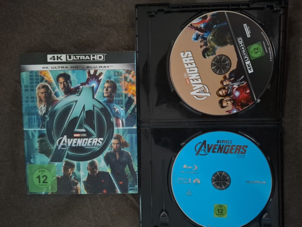 Os vingadores bluray 4K