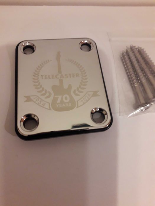 Neck plate, płytka do przykręcania gryfu gitary TELECASTER 70 Years