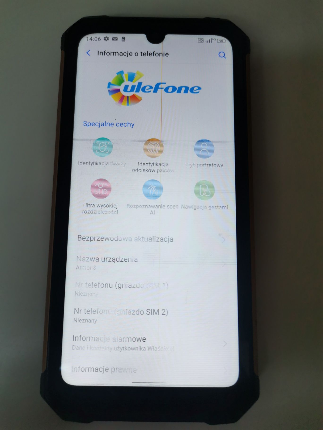 UleFone Armor 8, 4/64GB, 6,1", dual sim, IP69, 5580mAh