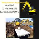 Szamba betonowe z wykopem od 2 do 12m3 Kielce Jędrzejów Chmielnik