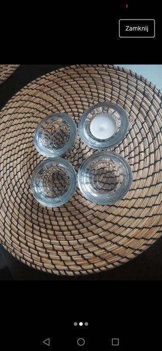 Świeczniki na podgrzewacze