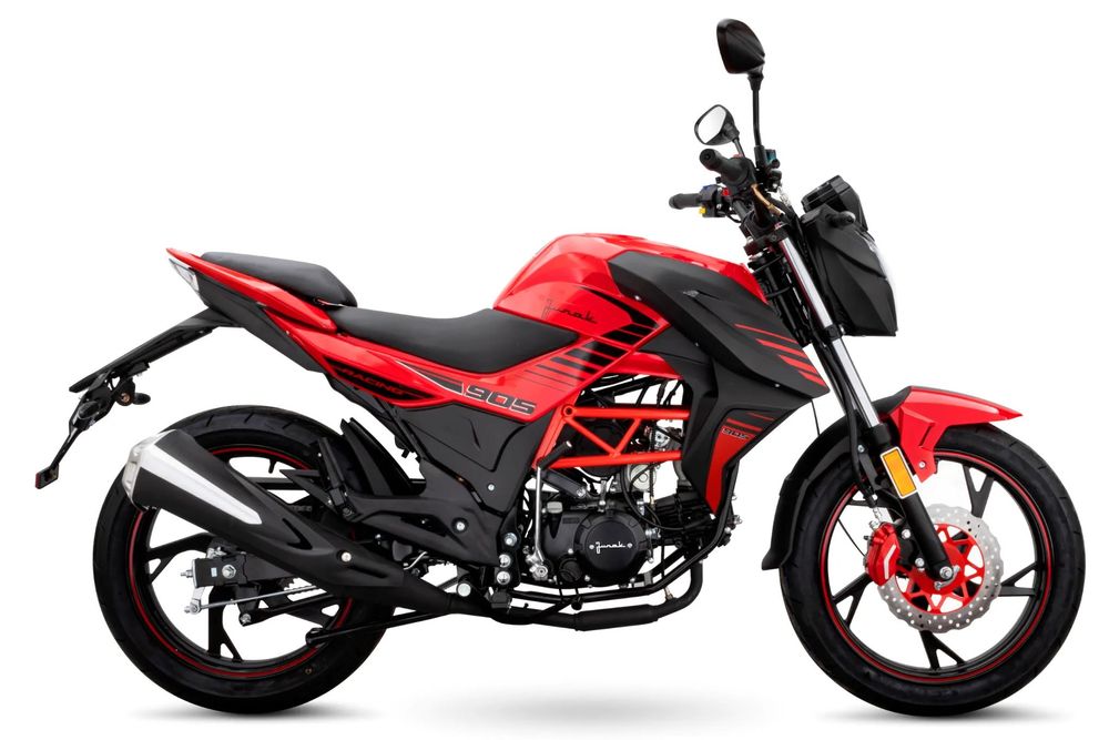 Junak 905 - nowy, dostępny od ręki, kolor czarno-czerwony