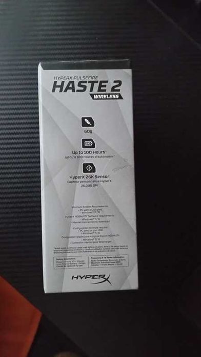 Nowa myszka gamingowa HyperX Haste 2 Wireless bezprzewodowa ultralekka