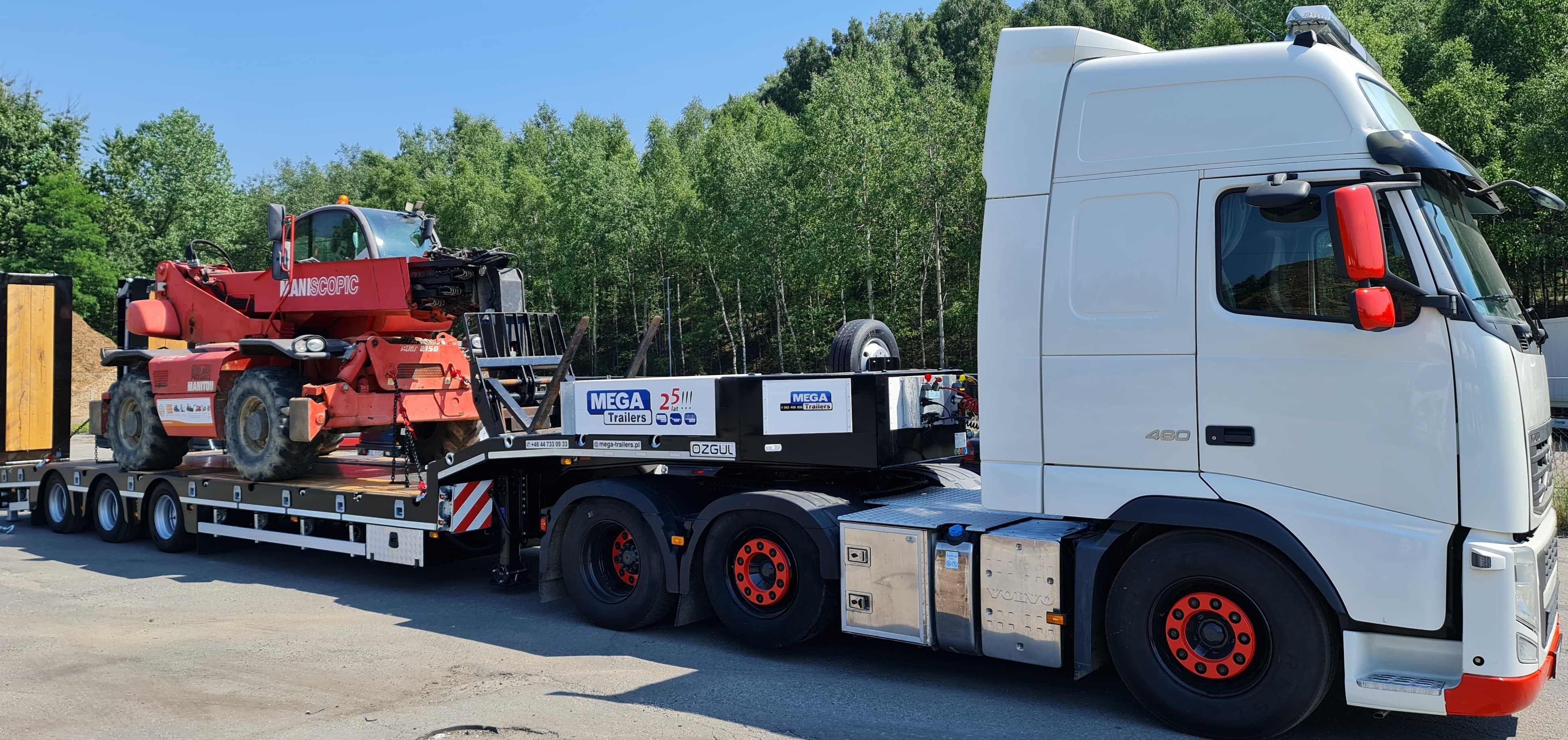 Wynajem ładowarek teleskopowych Manitou z operatorem – obrotowe 360°