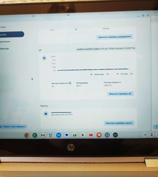 Ноутбук трансформер 360° HP Chromebook x360 14 G1