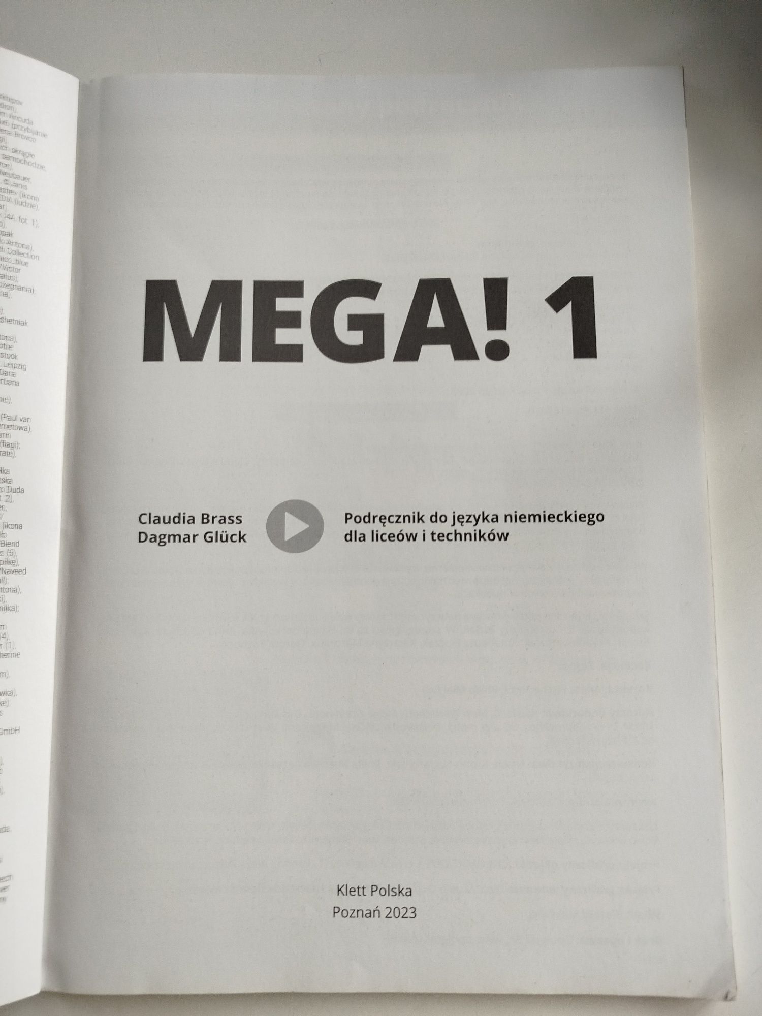 MEGA 1 podręcznik do j. niemieckiego