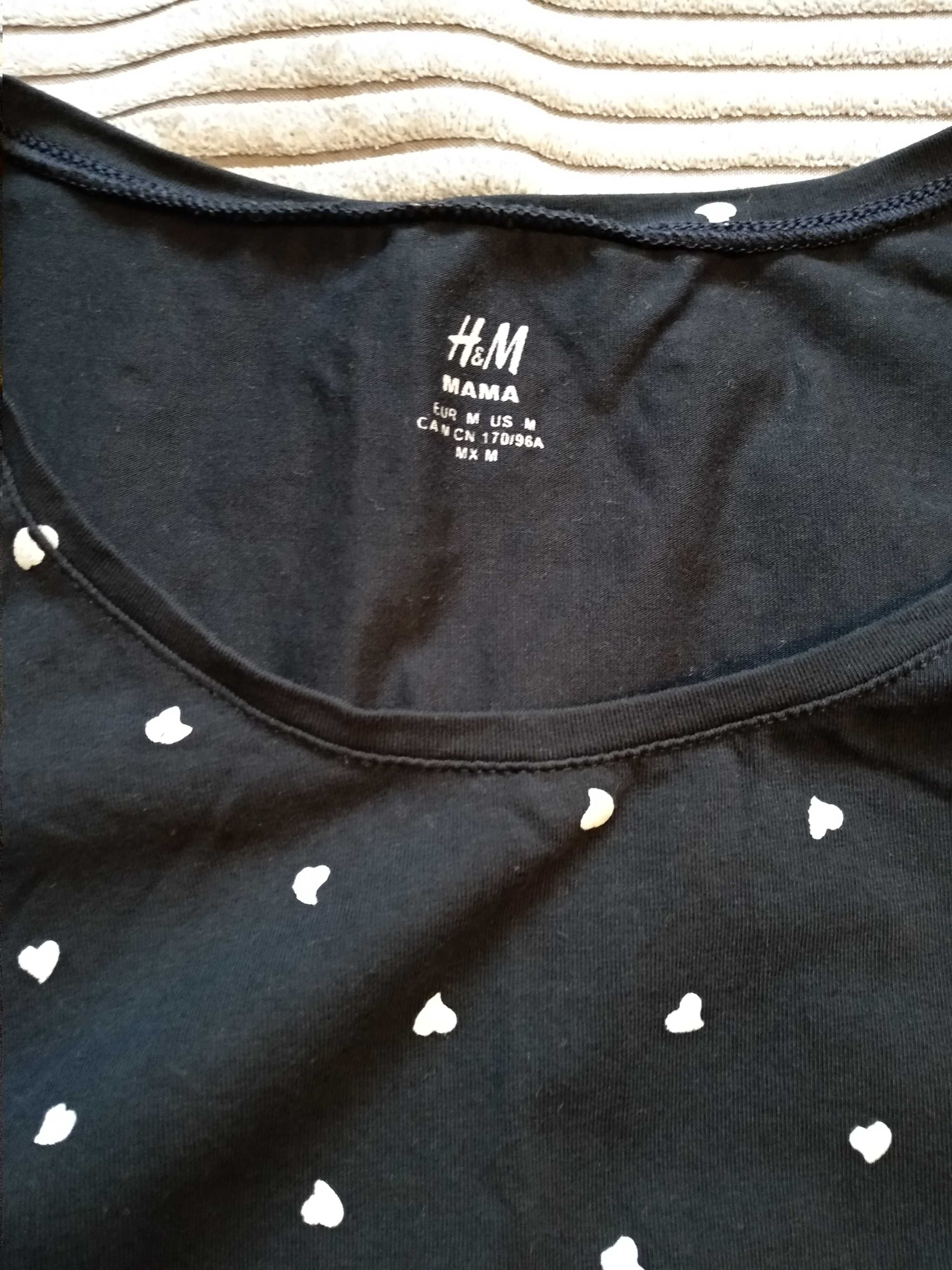 Zestaw dwóch t-shirt ciążowych H&M MAMA r.M