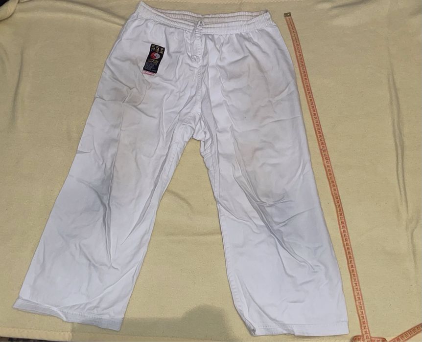 Білі штани на айкідо зріст 150