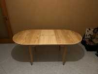 Mesa jantar extensivel com 4 cadeiras