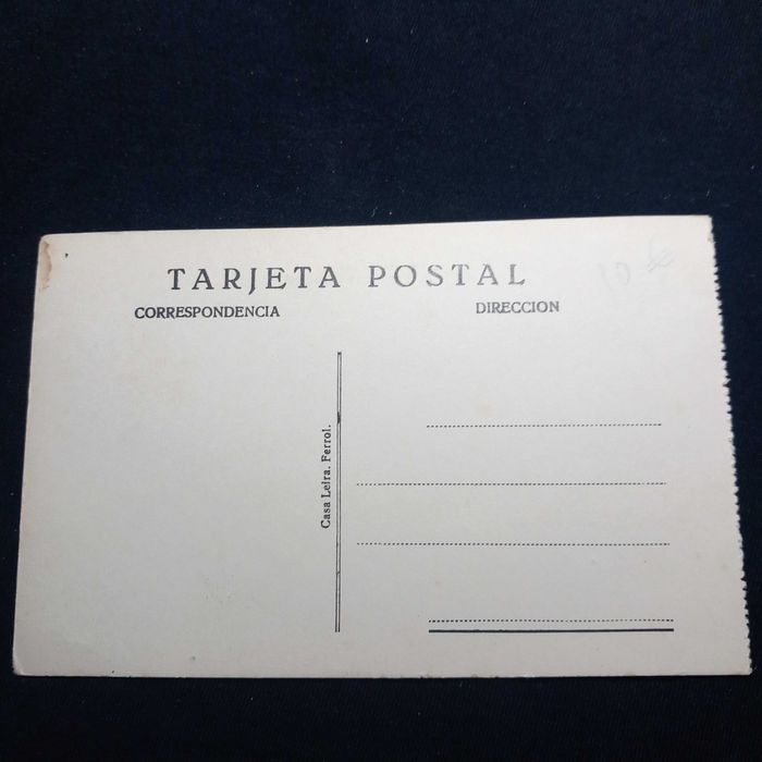 Postal ilustrado de El ferrol