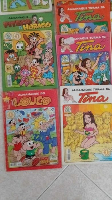 Turma da Mónica (Bidu,Louco,Tina,Astronauta,Penadinho,Piteco,etc)