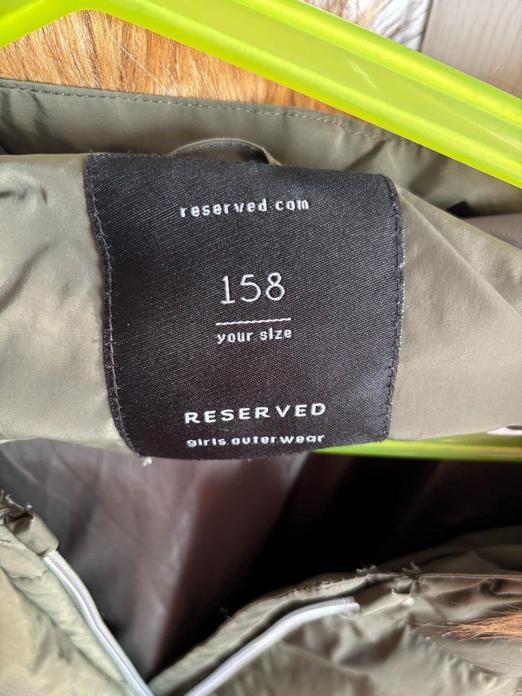 Kurtka zimowa dziewczęca r. 158 reserved